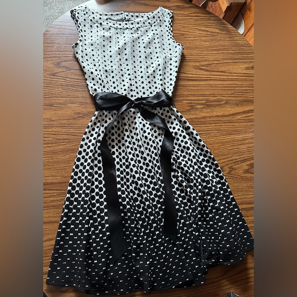 Haani Dresses | Haani New York Summer Fit and Flare Dress. P/S | Color: Black/White | Size: SP | Ryan_Kiefer's Closet